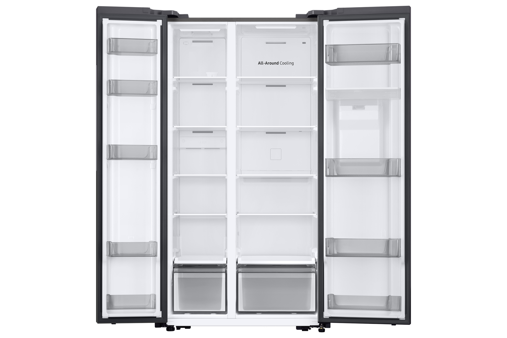RS4000DC Side by Side with Large Capacity Front-Open Silver 