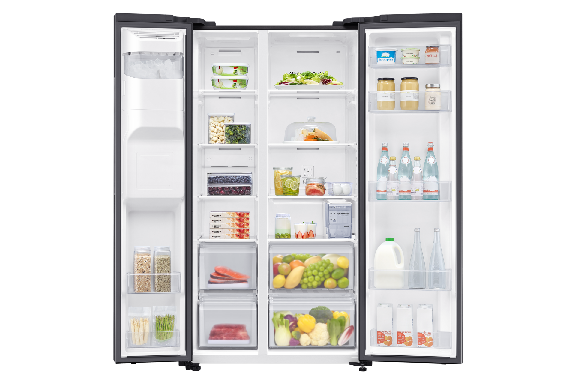 front-open-with-food Black