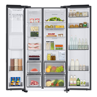 front-open-with-food Black