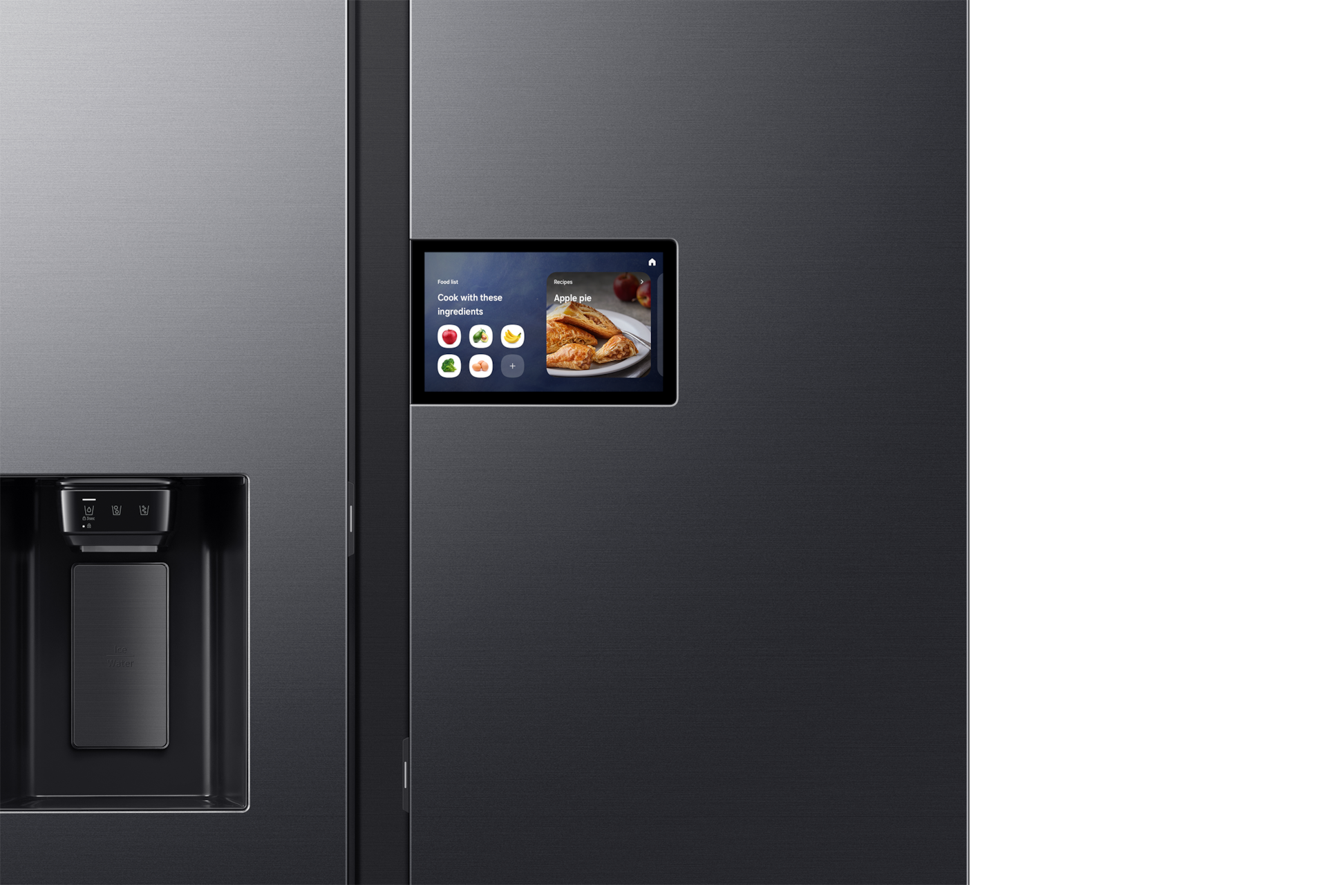 Bespoke AI Refrigerator SBS AI Home Refrigerator SBS AI Home SBS AI Home Detail-Screen1 Black Doi 