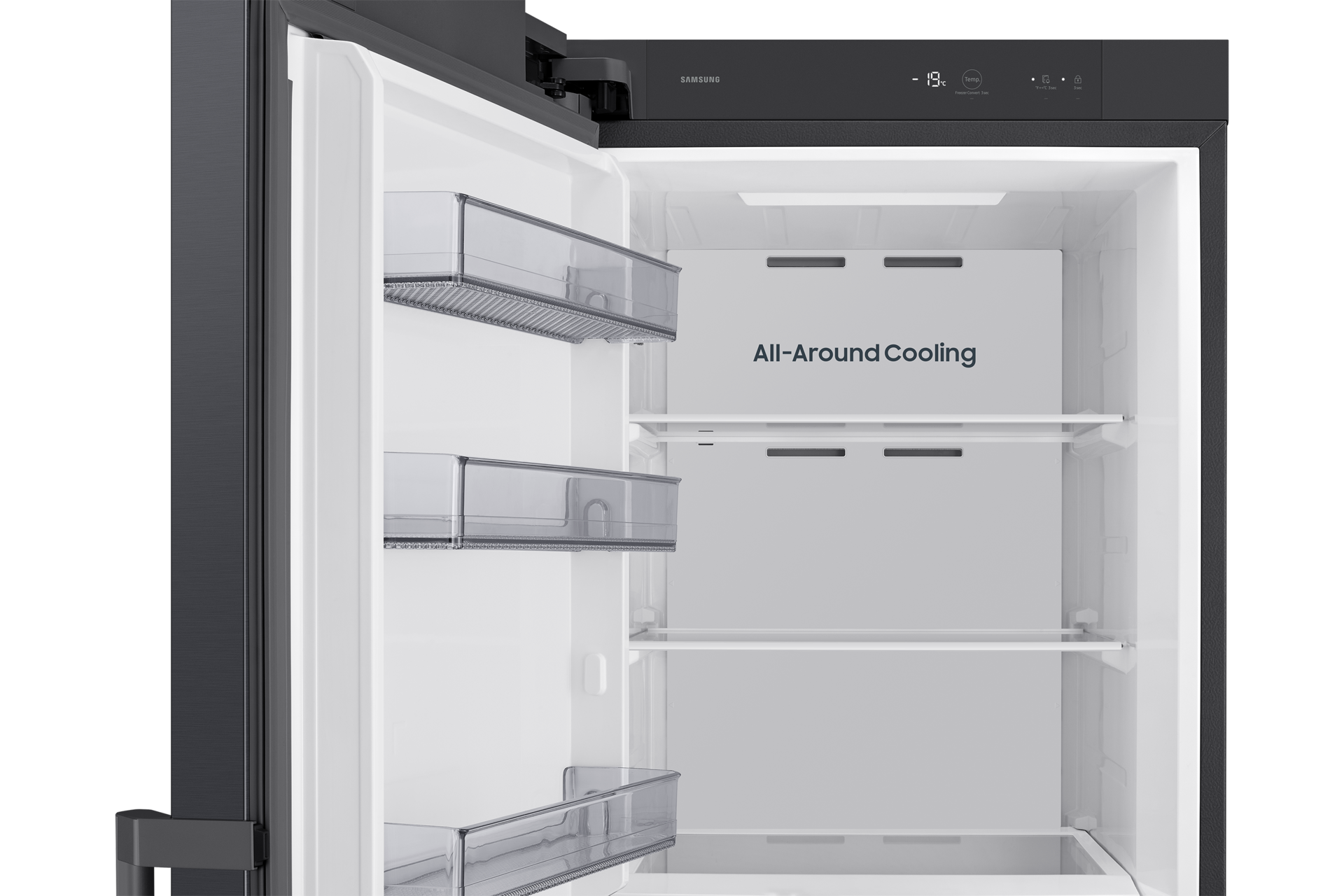 Jääkaappi One Door Precise Cooling 186 cm Detail-White-Duct Black 