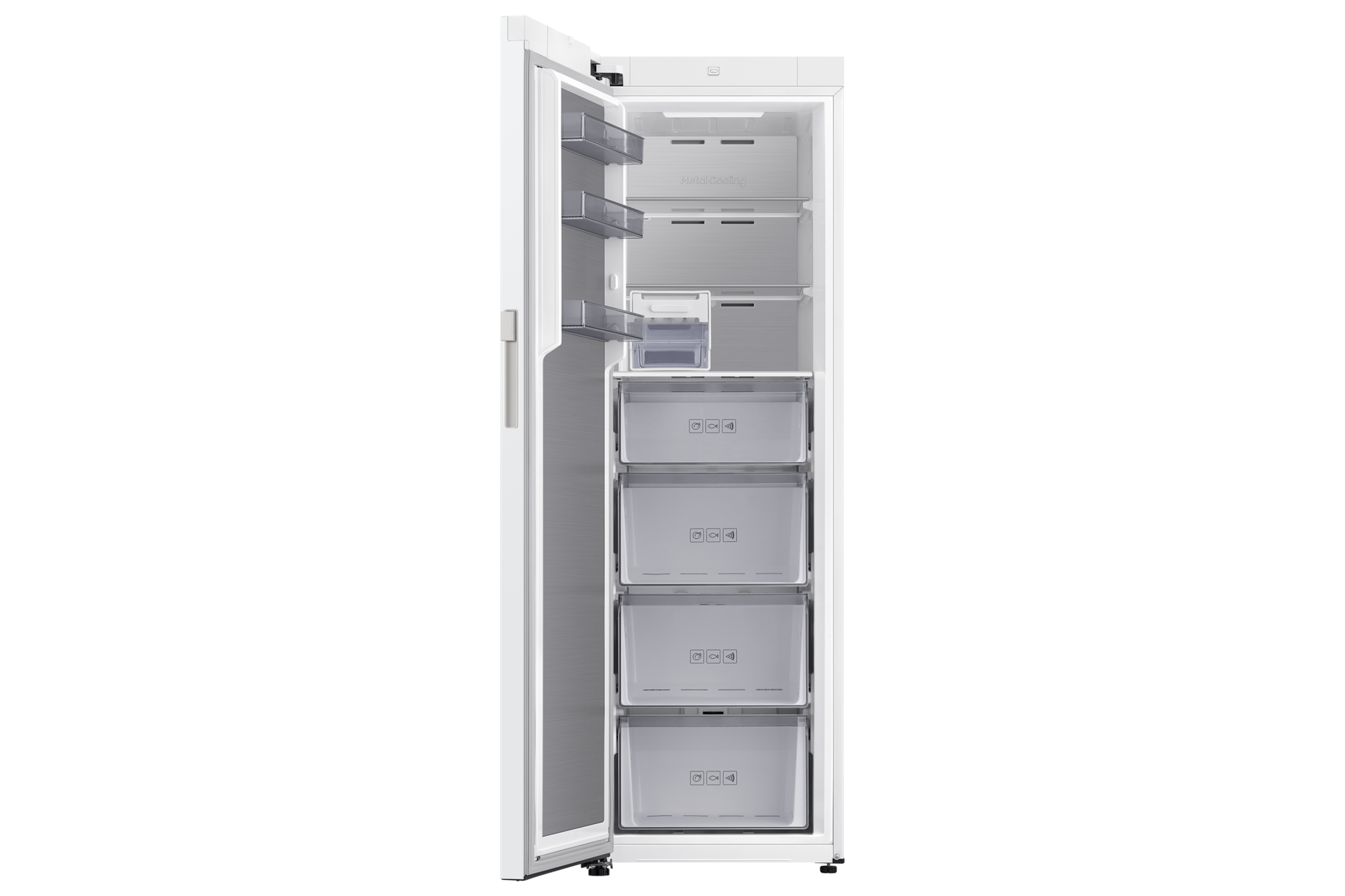 Pakastimet One Door Auto Open Door 186cm Front-Open White 