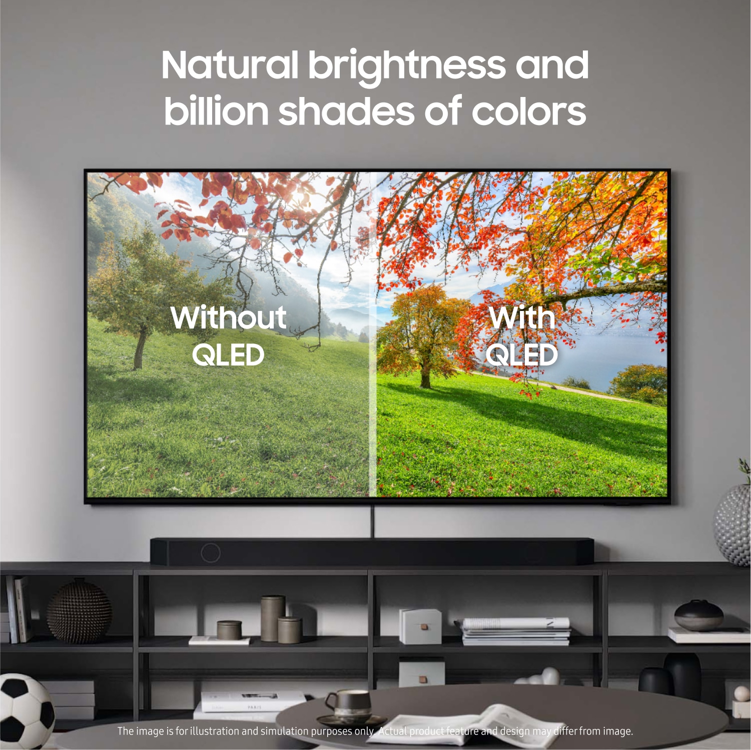 75" QLED QEF1 4K Smart TV (2025) Titanium Gray