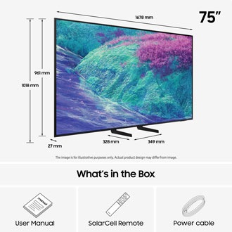 75" Neo QLED QN1EF 4K Smart TV (2025) Black