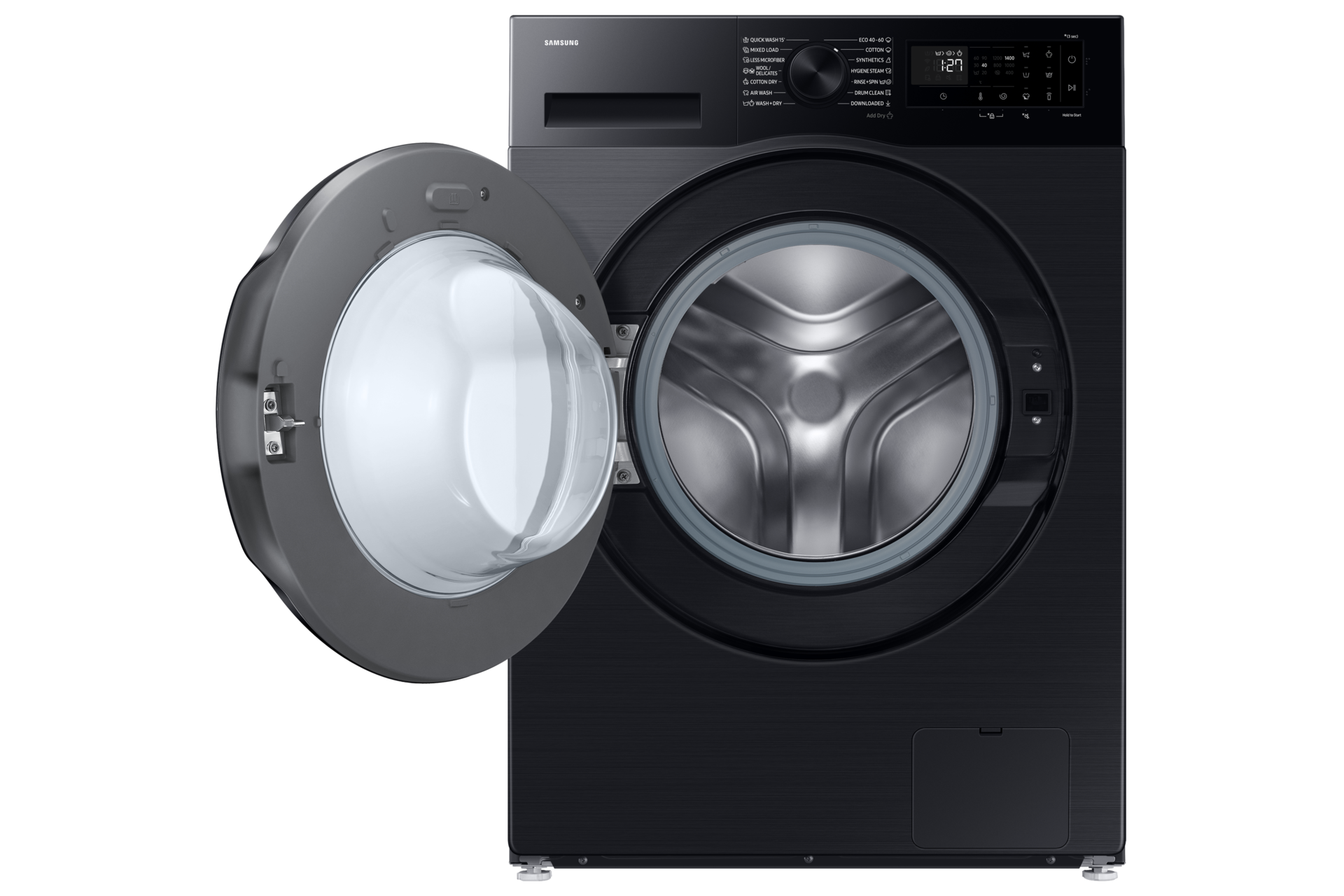 11kg WD5000D Combo with SmartThings AI Energy Mode and AI Ecobubble™ Front-Open Black 