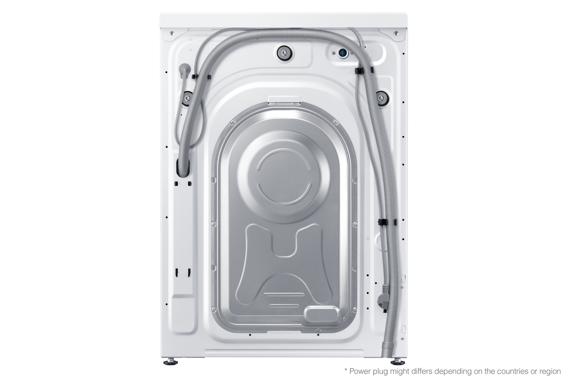 WW6000D Front load Washer SmartThings AI Energy Mode 11kg Takaa Valkoinen