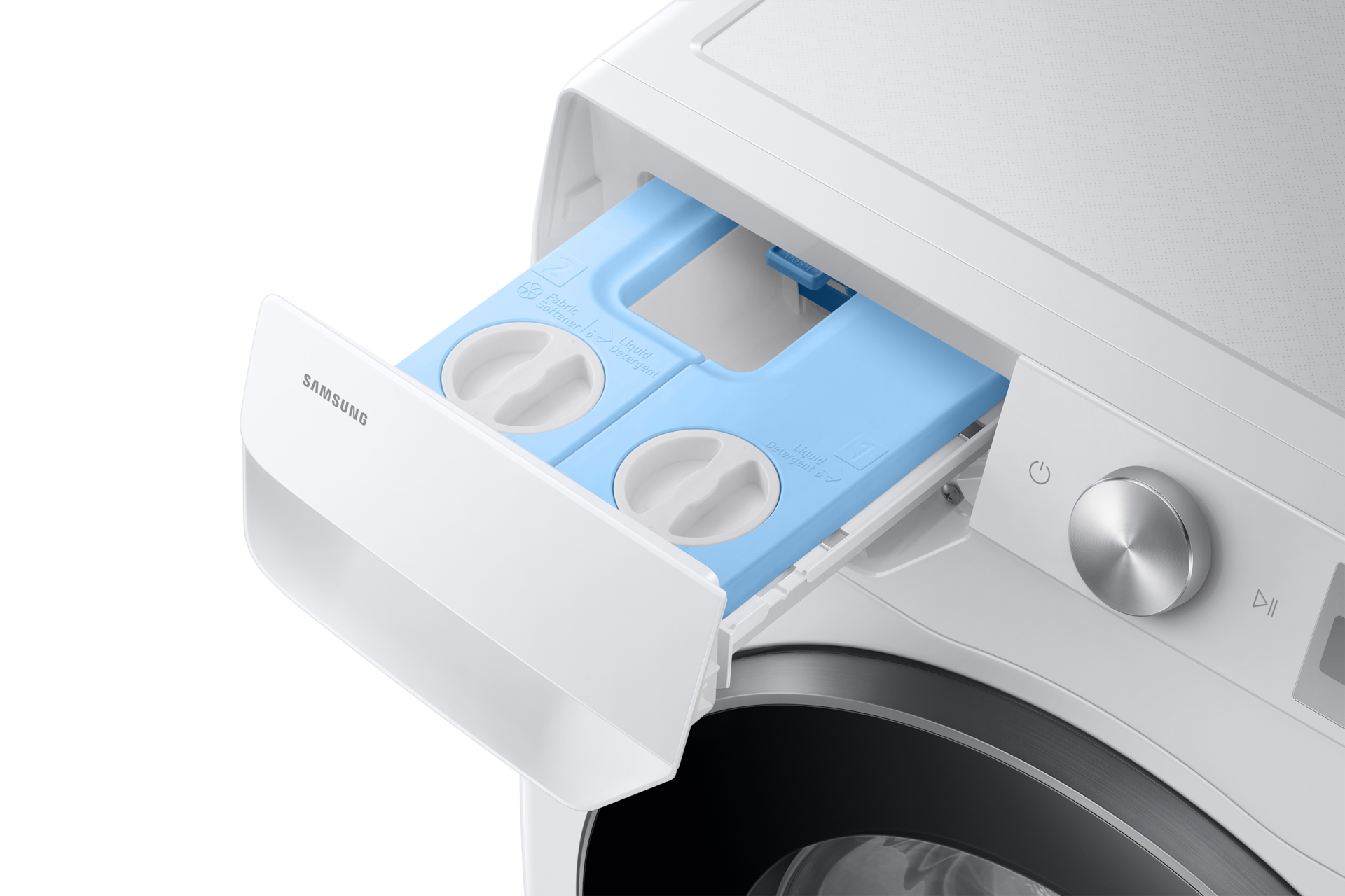 WW6000D Front load Washer SmartThings AI Energy Mode 11kg Detail Valkoinen