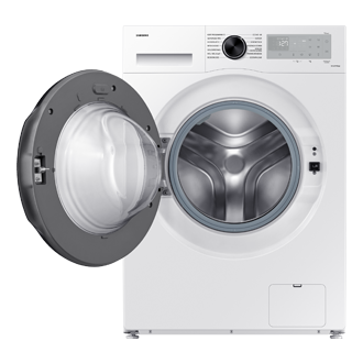Front load Washer with Ecobubble™ and SmartThings AI Energy Mode Front-Open White 
