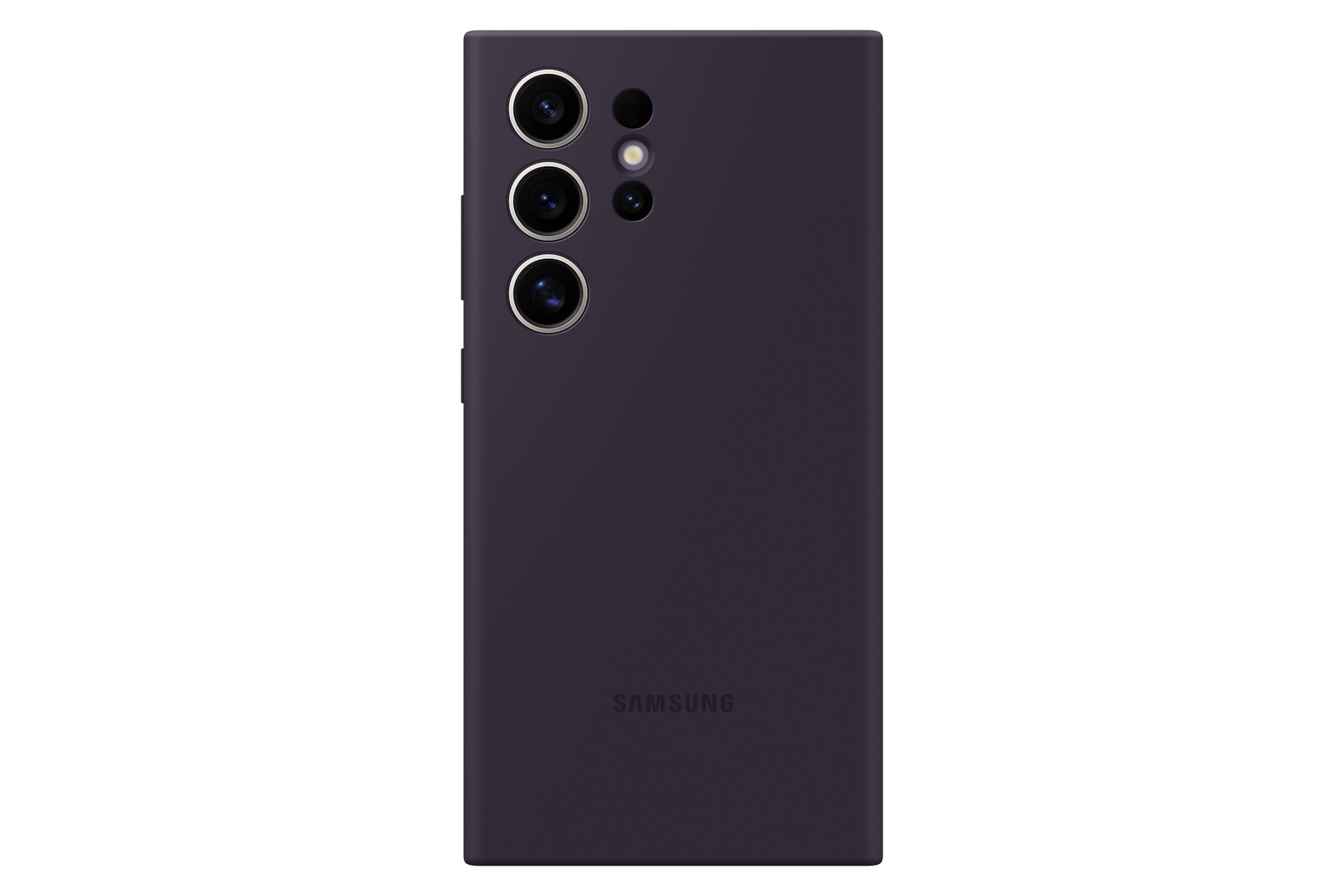 Samsung Coque Silicone Lanière Violet Galaxy S24 - Coque téléphone