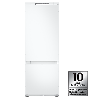 Bespoke AI Réfrigétateur Combiné Encastrable Twin Cooling 389L Blanc