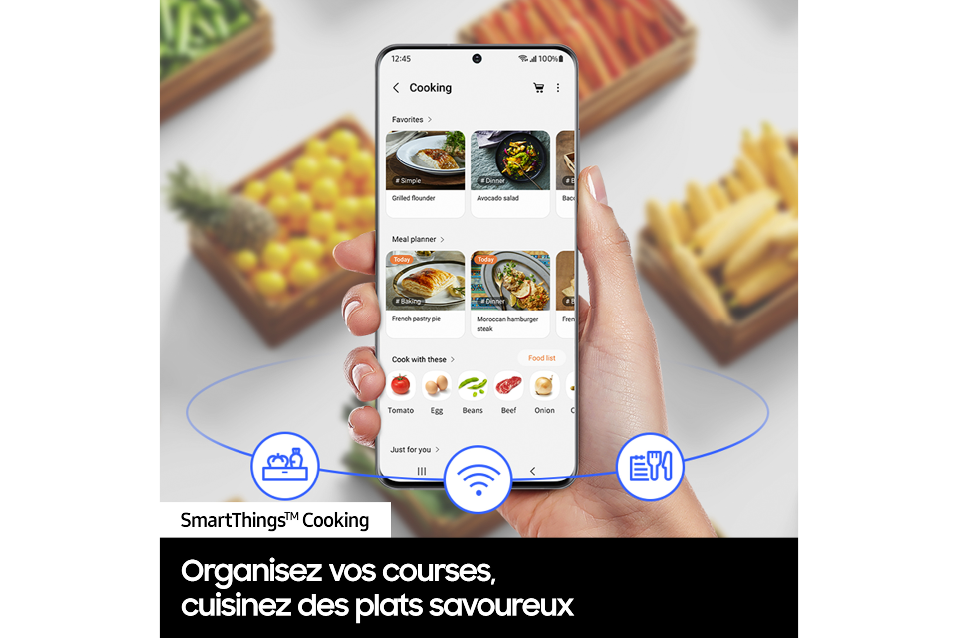 Réfrigérateur Combiné Encastrable Samsung Bespoke AI - Zone convertible - 264L - Classe D - BRB70F26BDS0 Blanc