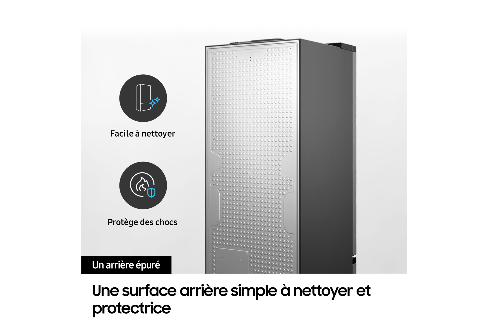 Réfrigérateur combiné intégrable, 267 L - E - BRB70F26DES0 Blanc