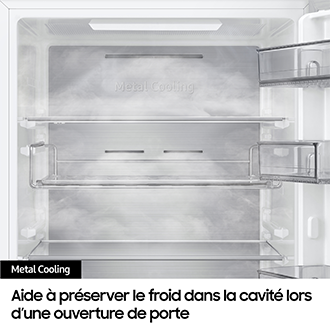 Réfrigérateur Combiné Encastrable Samsung Bespoke AI - Zone convertible - 298L - Classe D - BRB80F30ADS0 Blanc