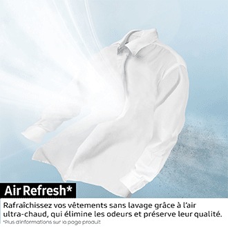 Lavage par air ultra-chaud pour les chemises et vêtements professionnels impeccables sans pressing