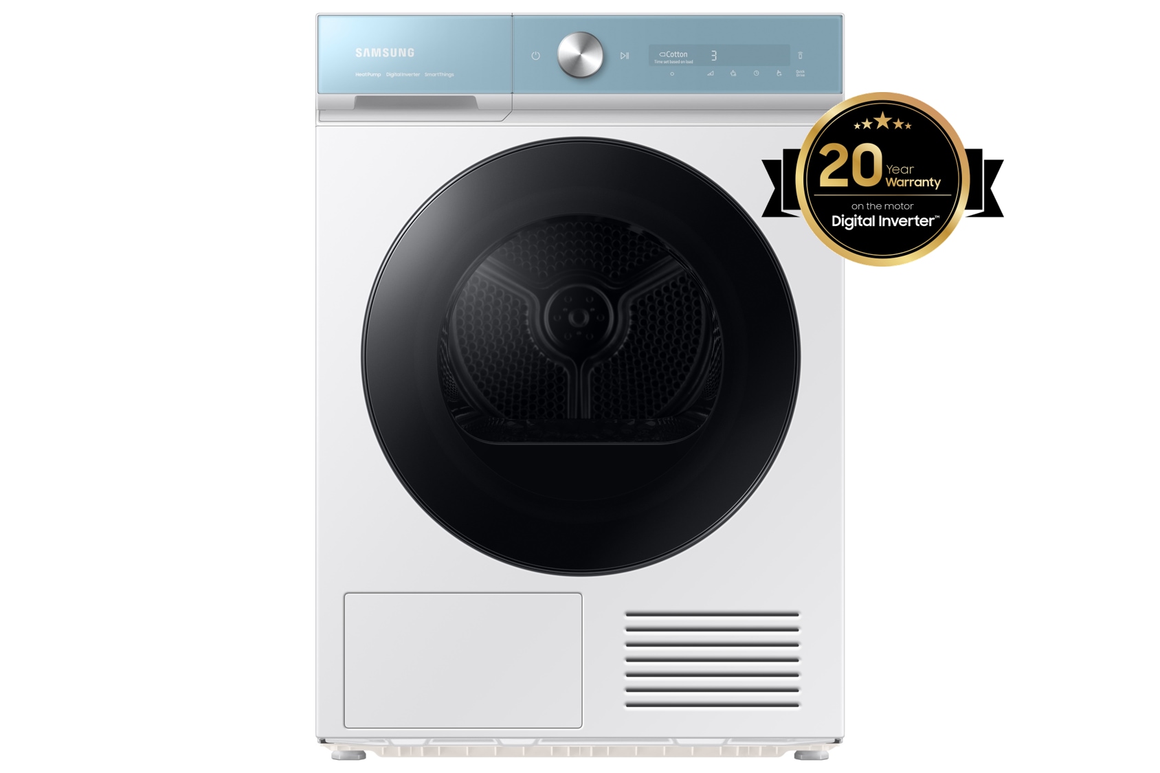 Sèche-linge Samsung Ai Control Optimal Dry DV90BB5245TW finition