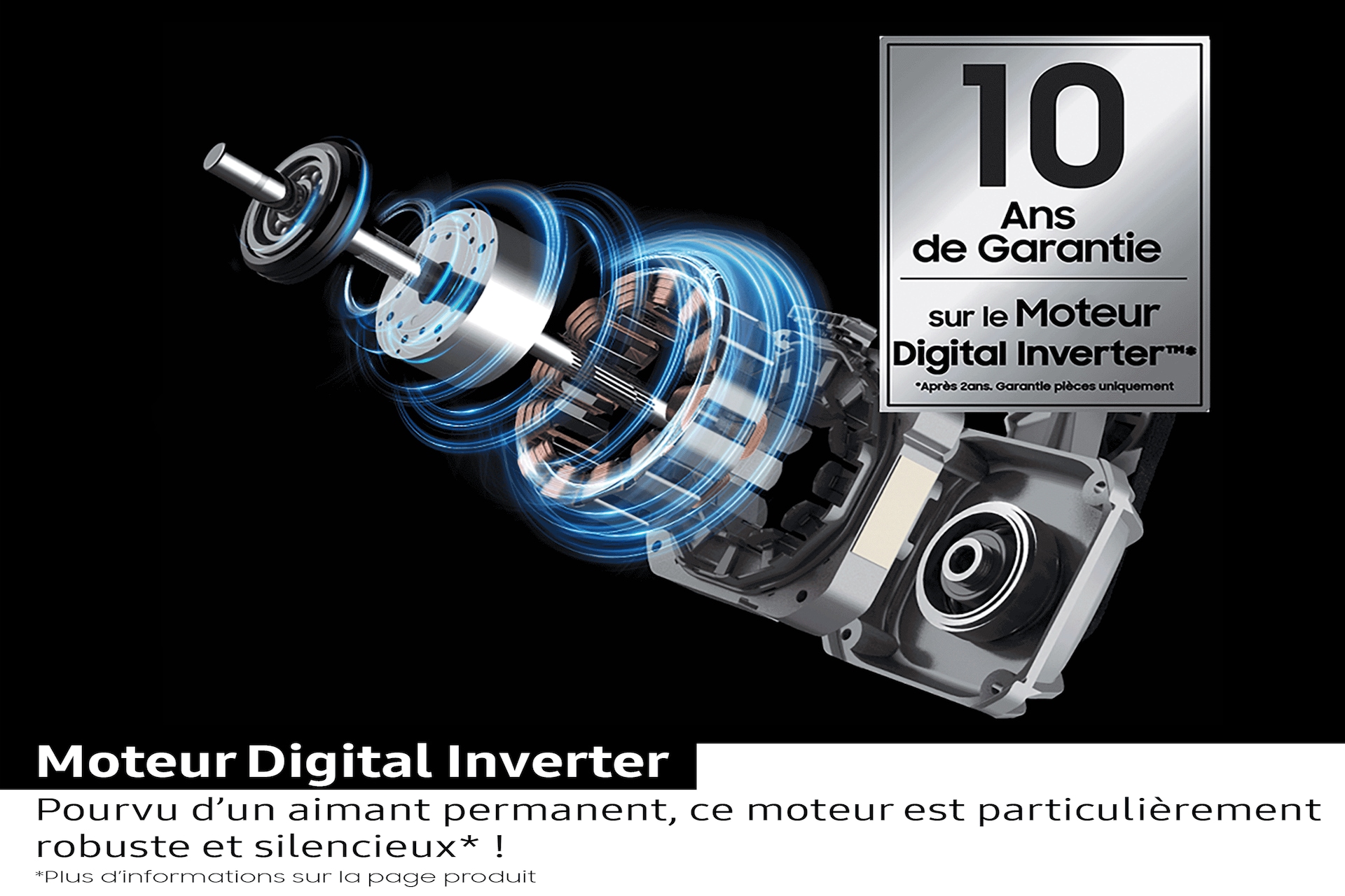 Sèche-linge Samsung Blanc Pompe à chaleur / Optimal Dry / 9kg - DV90DG52A0TEEF Classe C Blanc