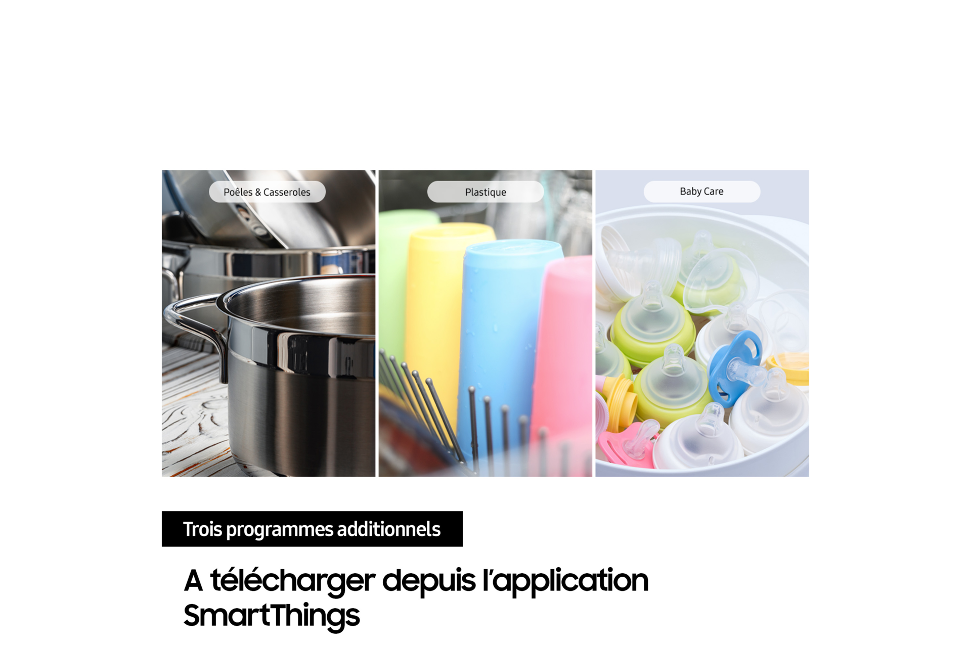 Lave-vaisselle pose libre Samsung - DW60BG850FSL Argent