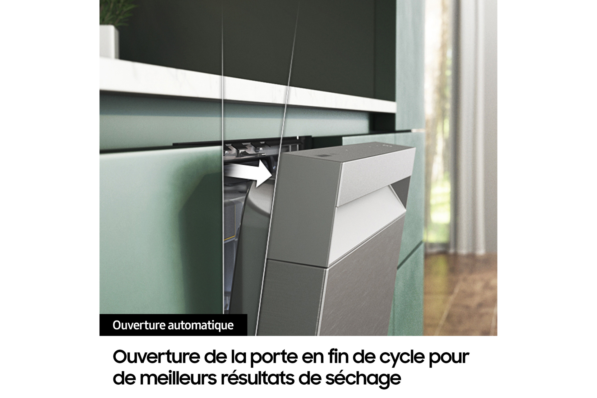 Lave-vaisselle pose libre Samsung - DW60BG850FSL Argent