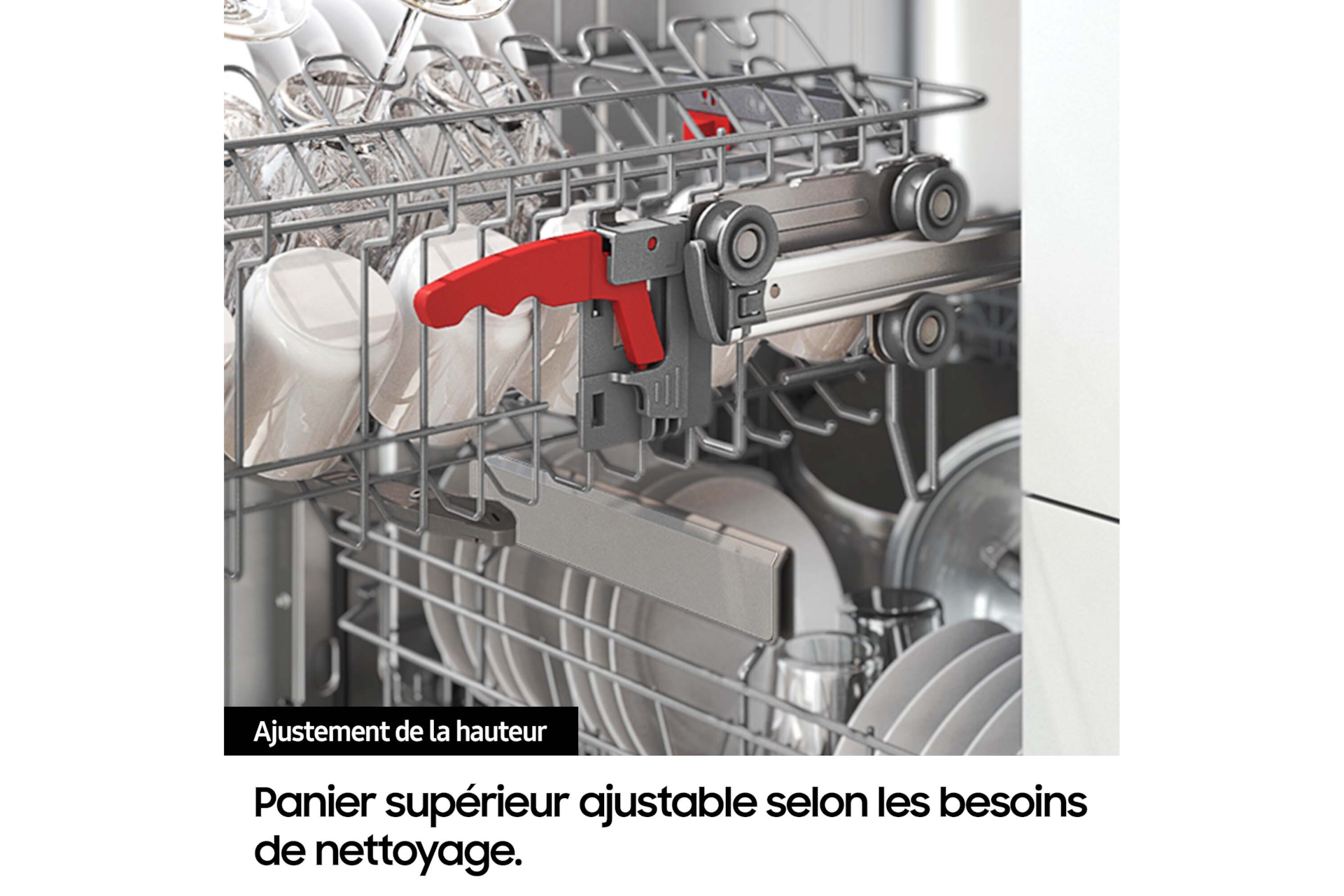 Lave-vaisselle encastrable Samsung - DW60BG850I00 Gris