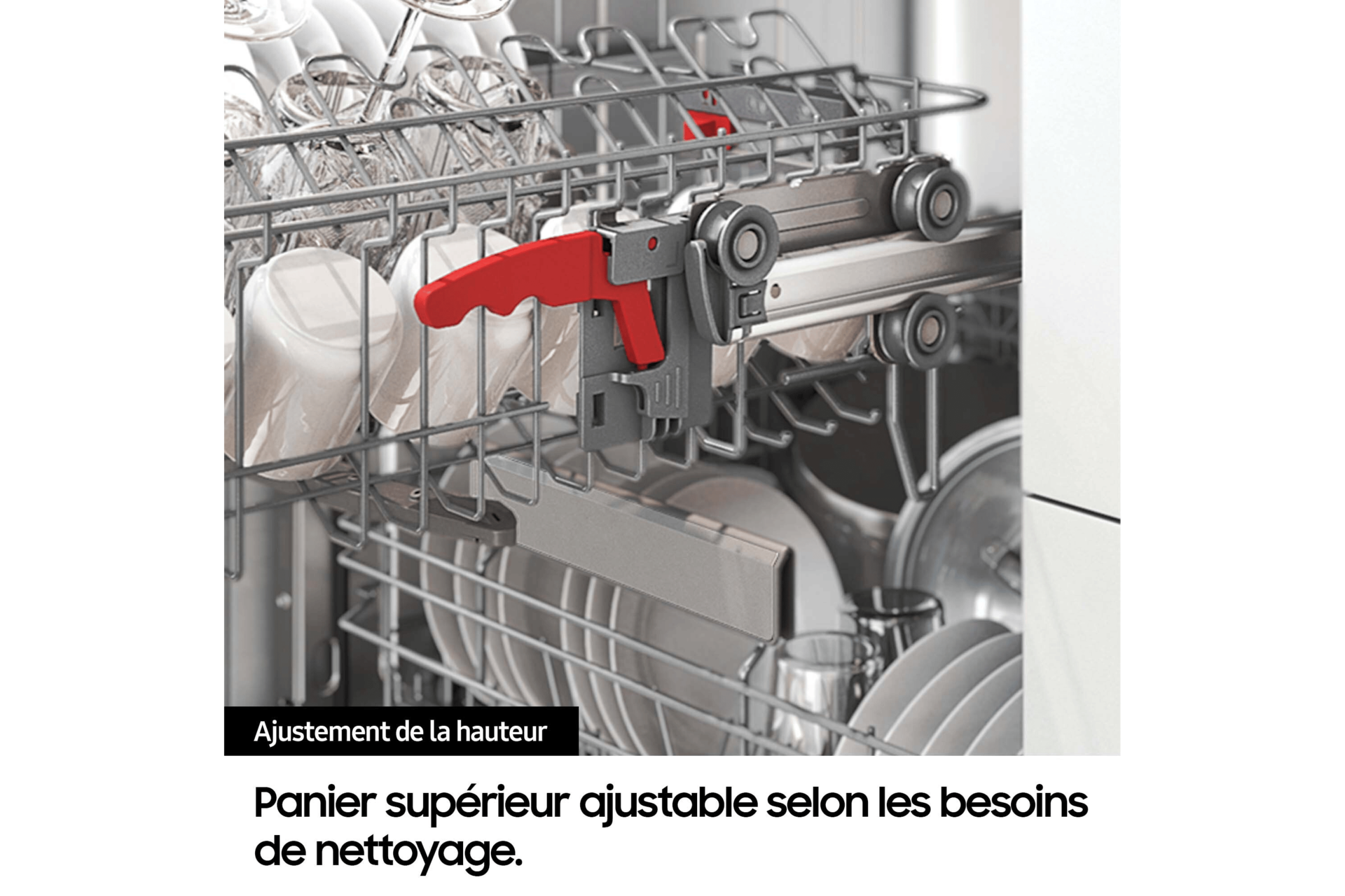 Lave-vaisselle encastrable Gris
