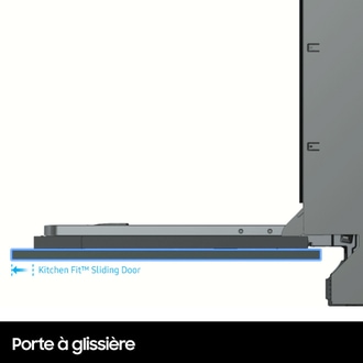Lave-vaisselle encastrable Gris