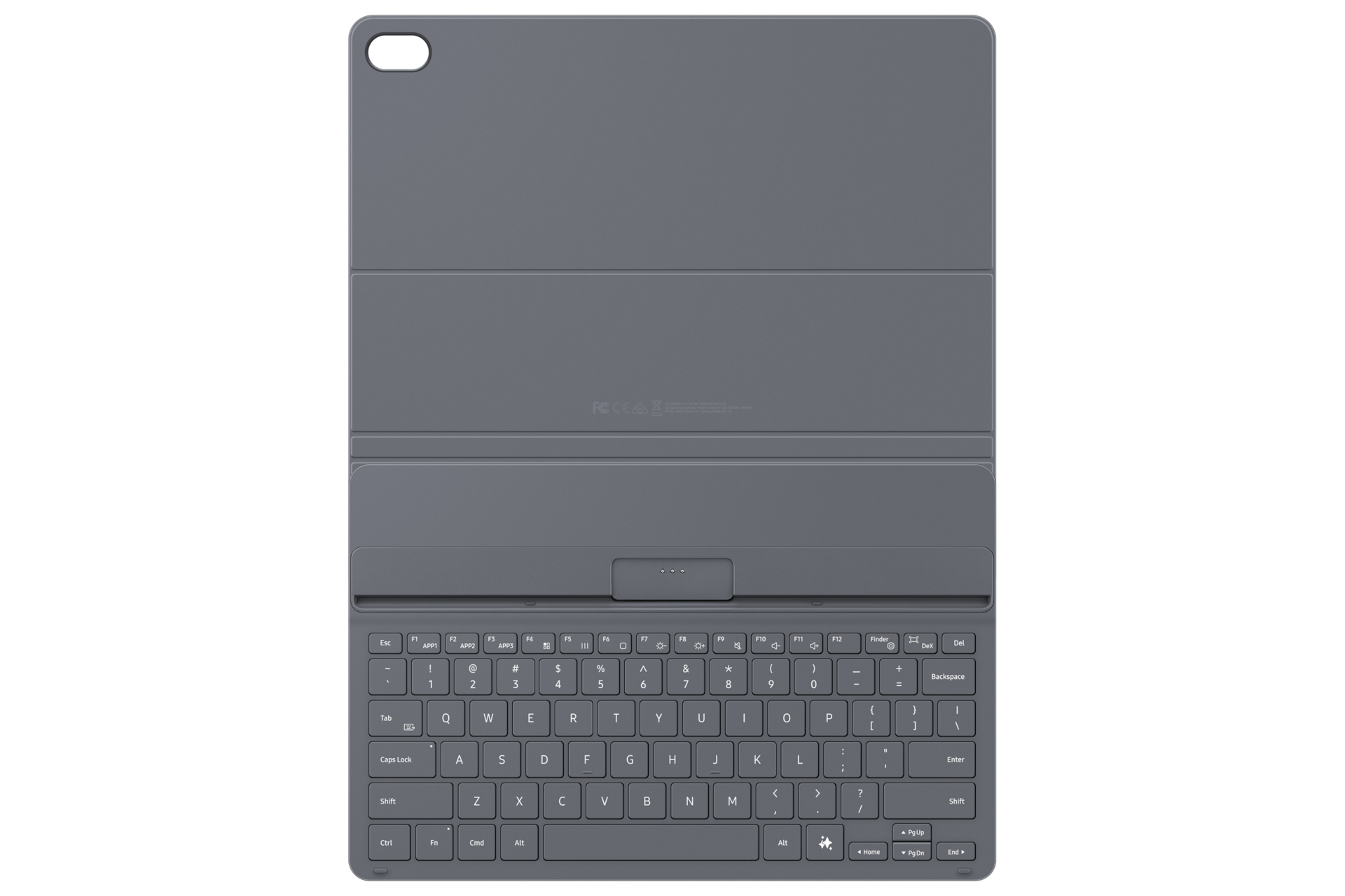 Book Cover Keyboard Slim pour Galaxy Tab S12+ Dynamic1 Black 