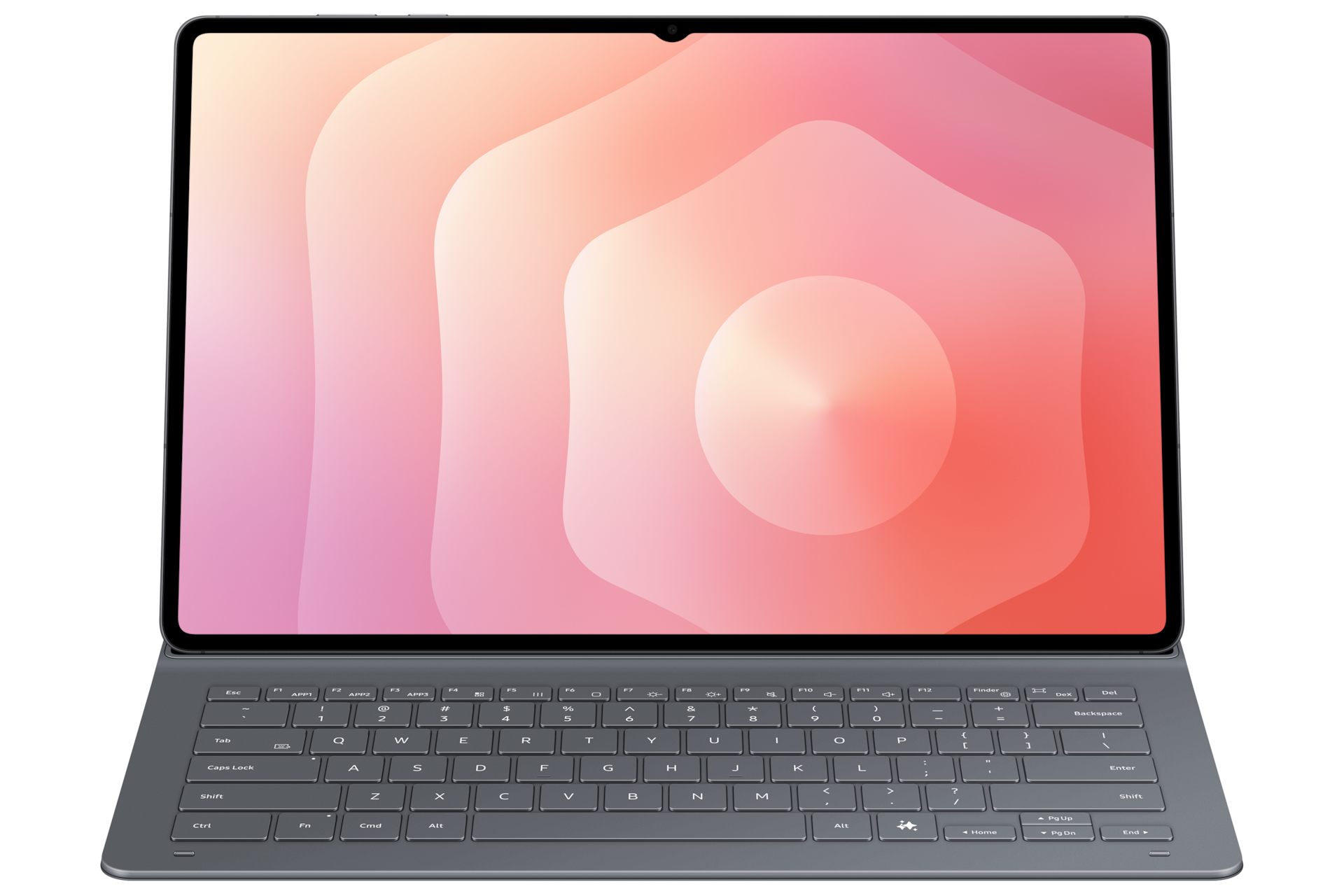 Book Cover Keyboard Slim pour Galaxy Tab S11 Ultra Standing2 Black 