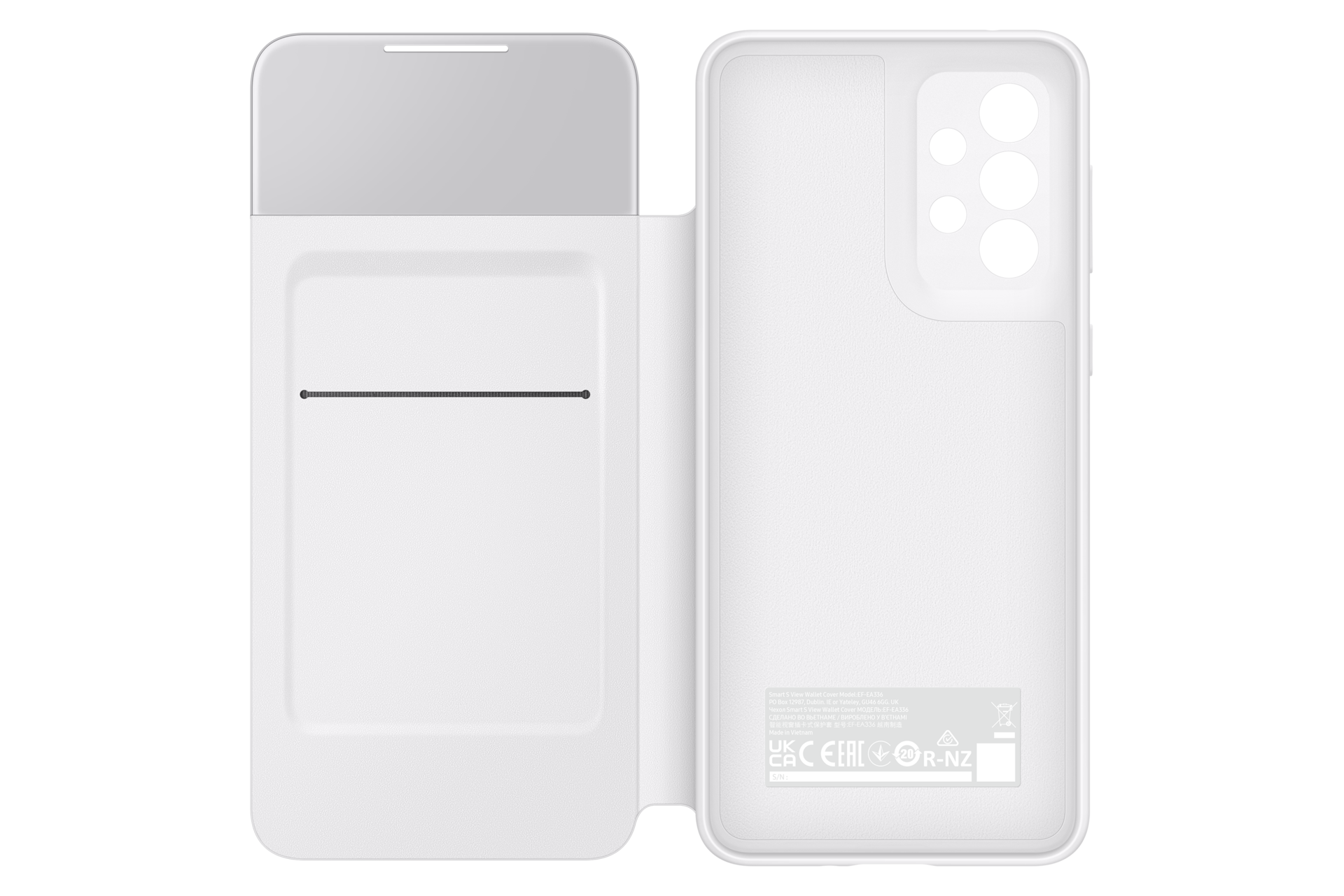 front-open-case-only White