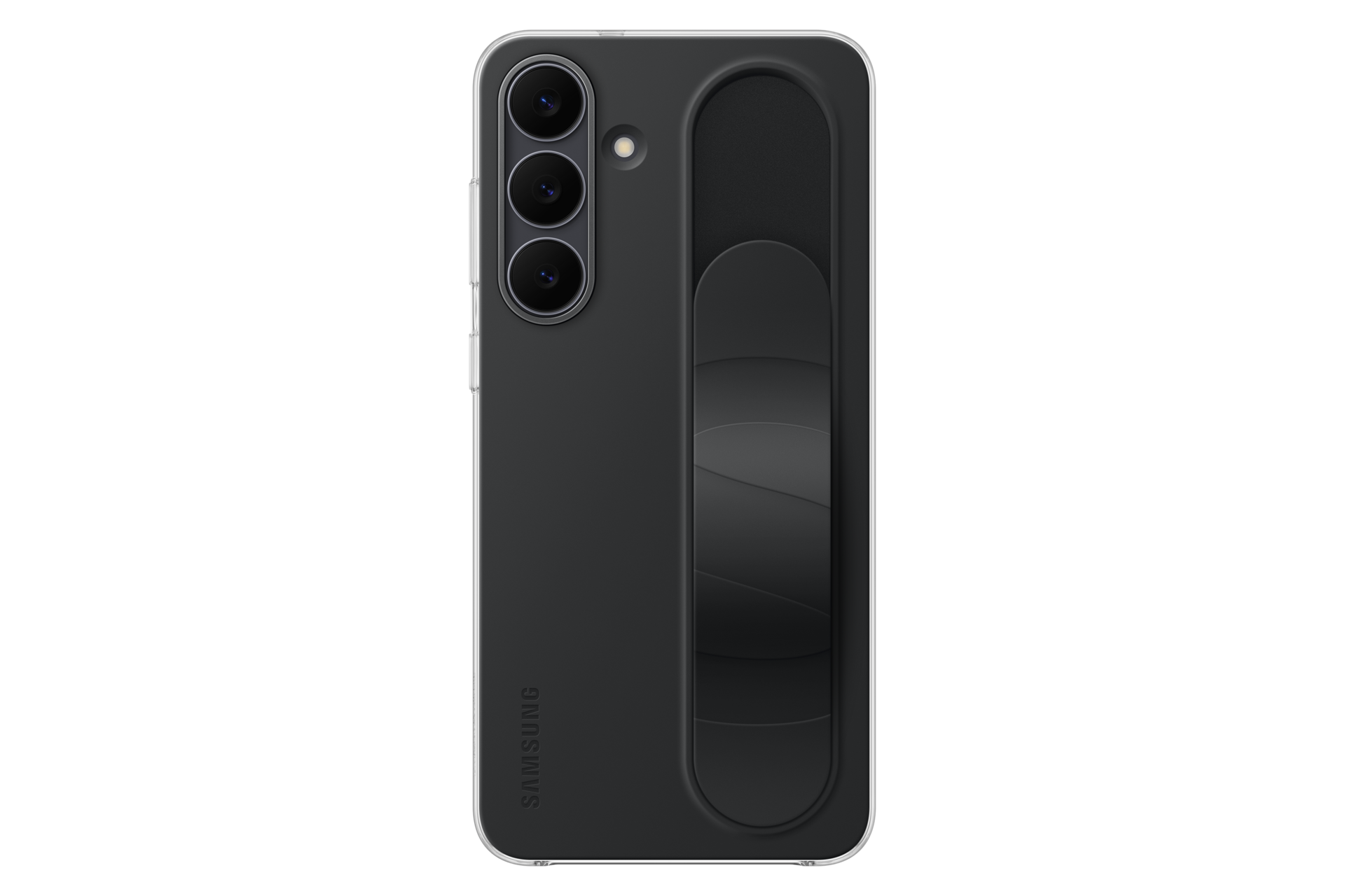 Coque avec lanière et support pour Galaxy S25 FE Front2 Black 
