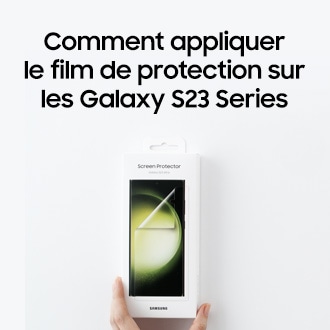 Samsung Screen Protector Film de protection pour écran Galaxy S23 2 pc(s)  EF-US911CTEGWW - Conrad Electronic France