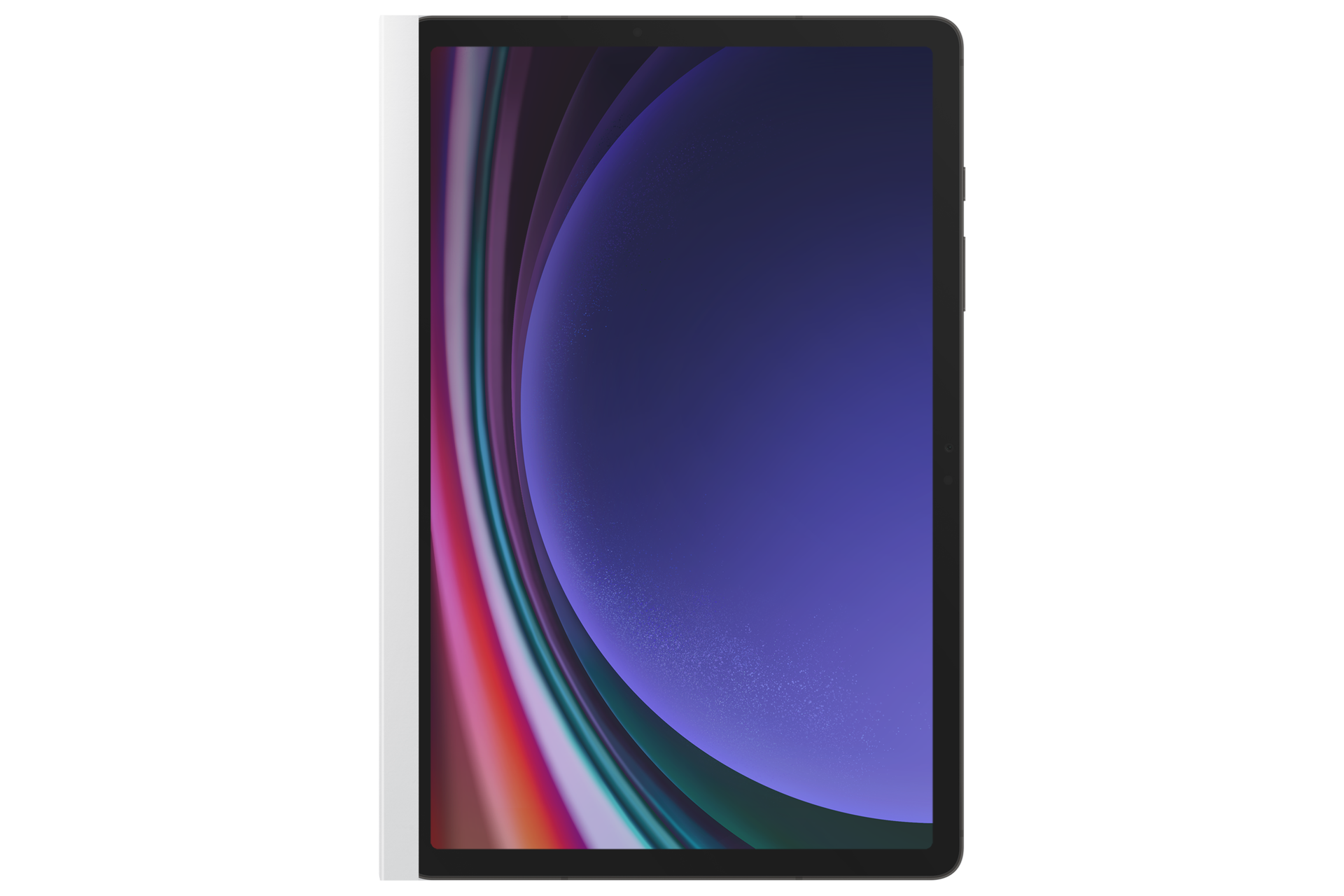 Pour Samsung Galaxy Tab S9 FE Étui pour tablette en cuir intelligent TPU de  couleur pure à 3 plis avec fente pour stylo (lavande)