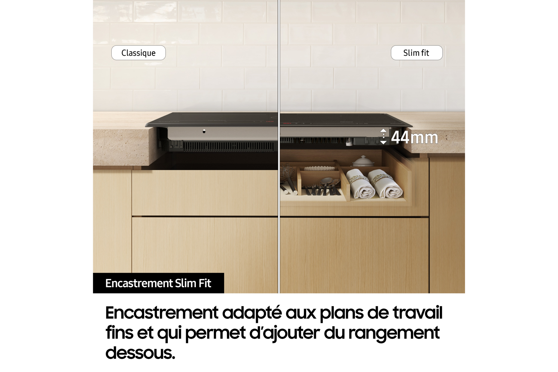 Pack Four Série 4 + Table à induction Phantom Black