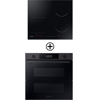 Pack Four Série 4 Dual Cook + Table à induction Flex Zone Noir
