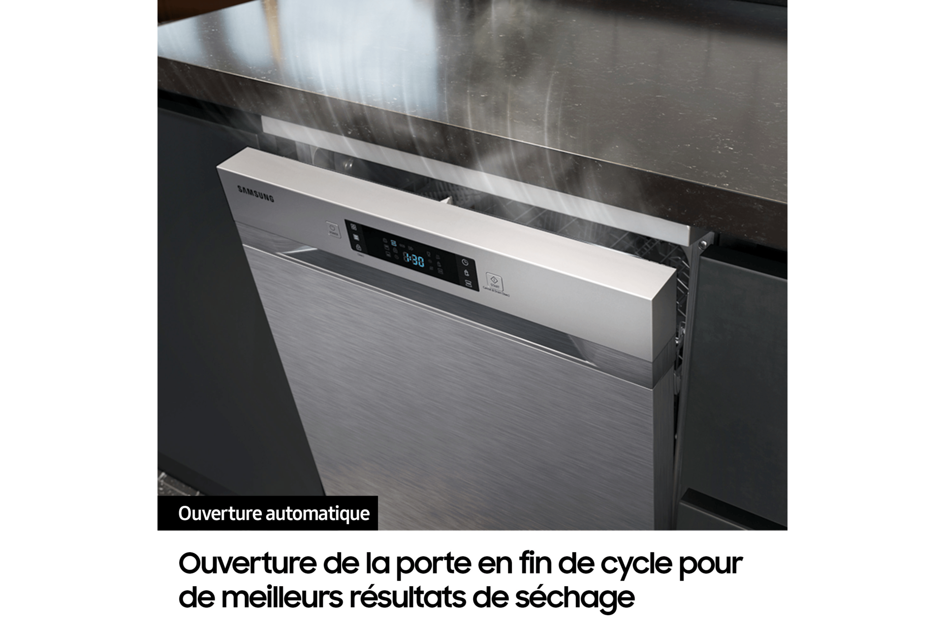 Pack Four Série 4 Dual Cook + Lave-vaisselle Encastrable Classe D 60 cm 14 couverts Noir et blanc