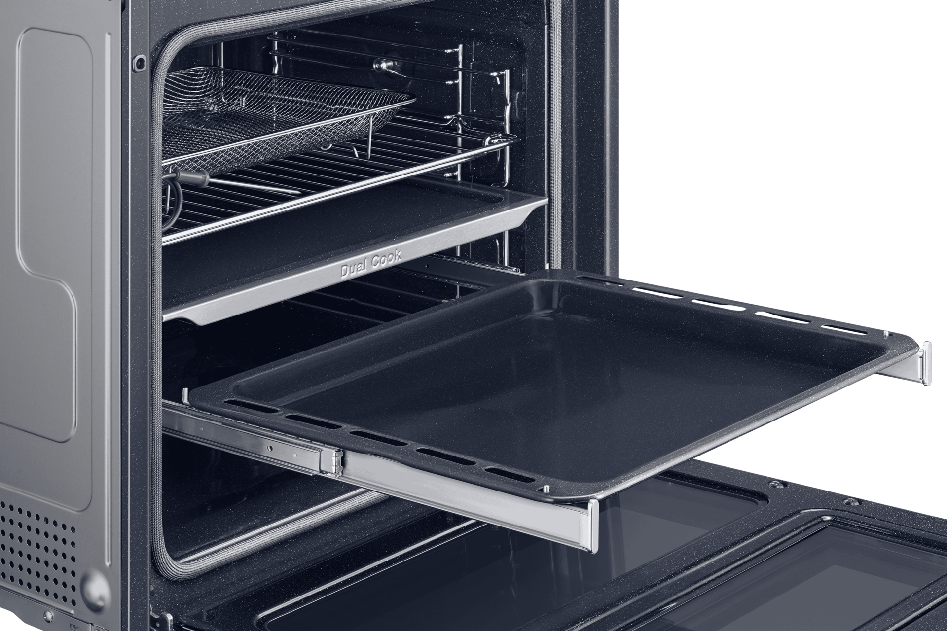 Pack Four Série 4 Dual Cook + Lave-vaisselle Encastrable Classe D 60 cm 14 couverts Noir et blanc