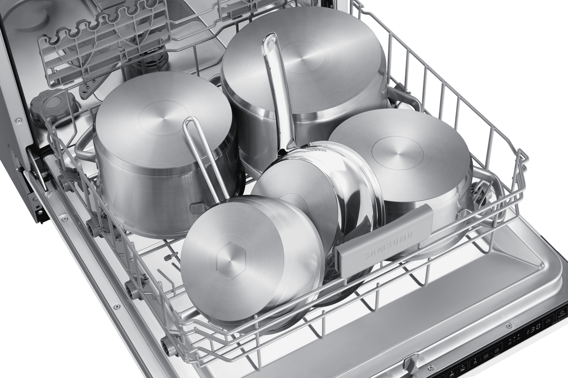 Pack Four Série 4 Dual Cook + Lave-vaisselle Encastrable Classe D 60 cm 14 couverts Noir et blanc