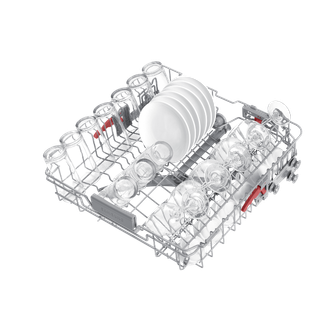 Pack Four Série 4 Dual Cook + Lave-vaisselle Encastrable Classe D 60 cm 14 couverts Noir et blanc