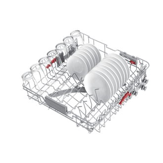 Pack Four Série 4 Dual Cook + Lave-vaisselle Encastrable Classe D 60 cm 14 couverts Noir et blanc