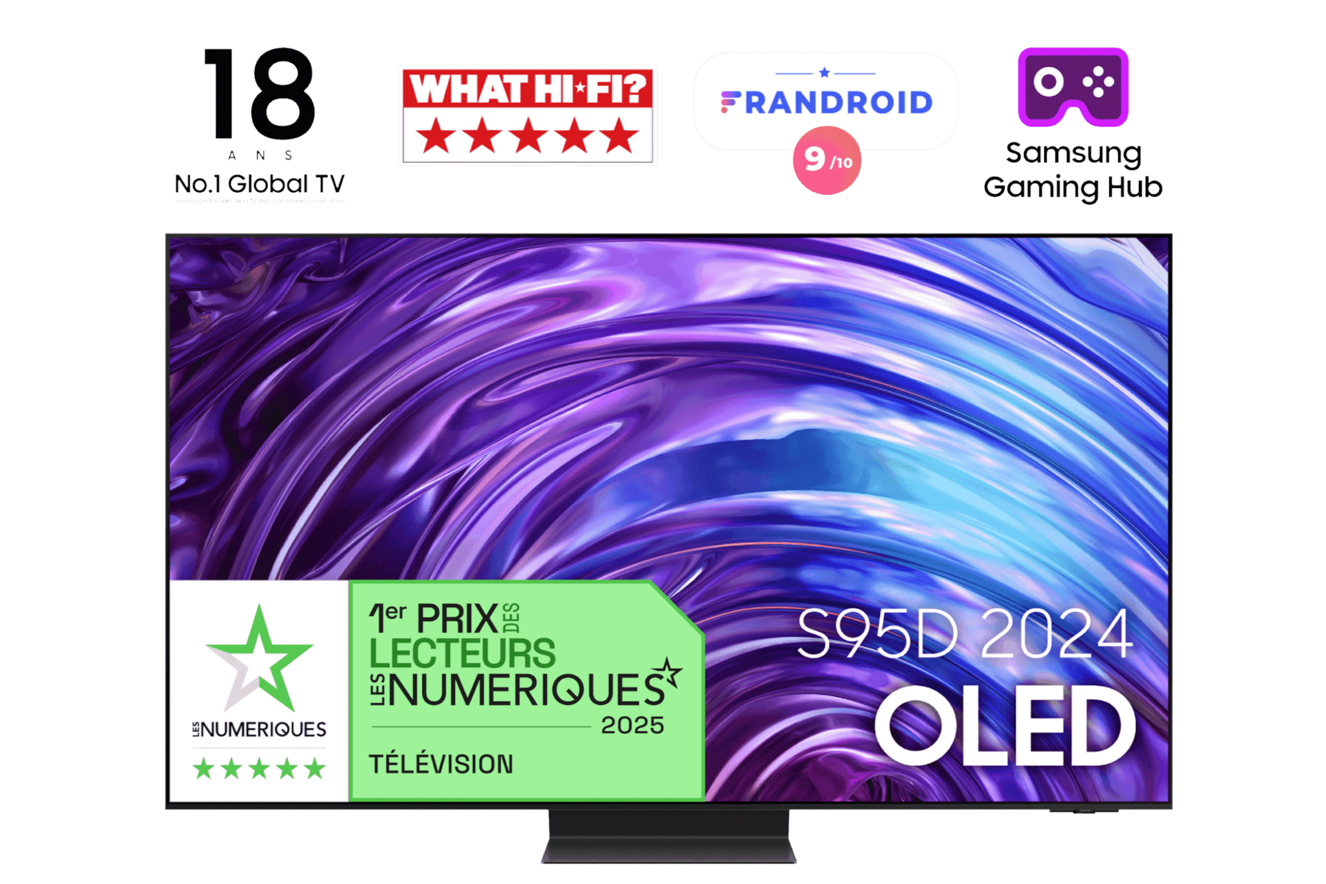 Samsung TV AI OLED 55" S95D...