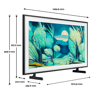 DIMENSIONS TV THE FRAME