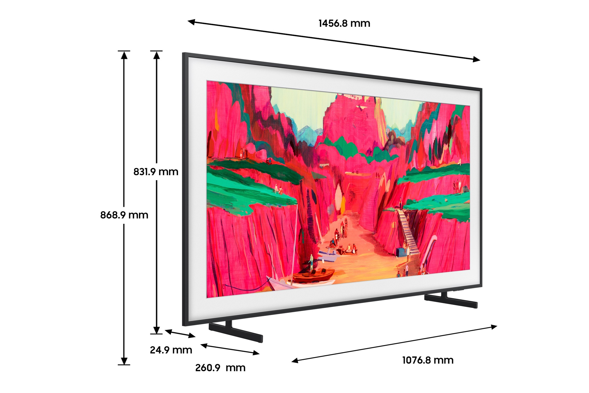 DIMENSIONS TV THE FRAME