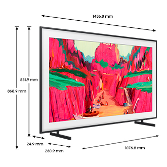 DIMENSIOSN TV THE FRAME