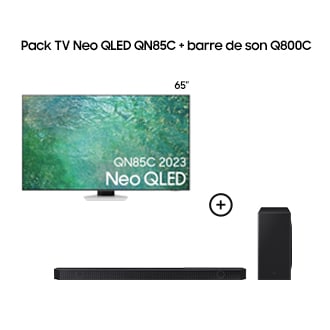 Pack TV Neo QLED 55'' QN85C + Barre de son Q700C