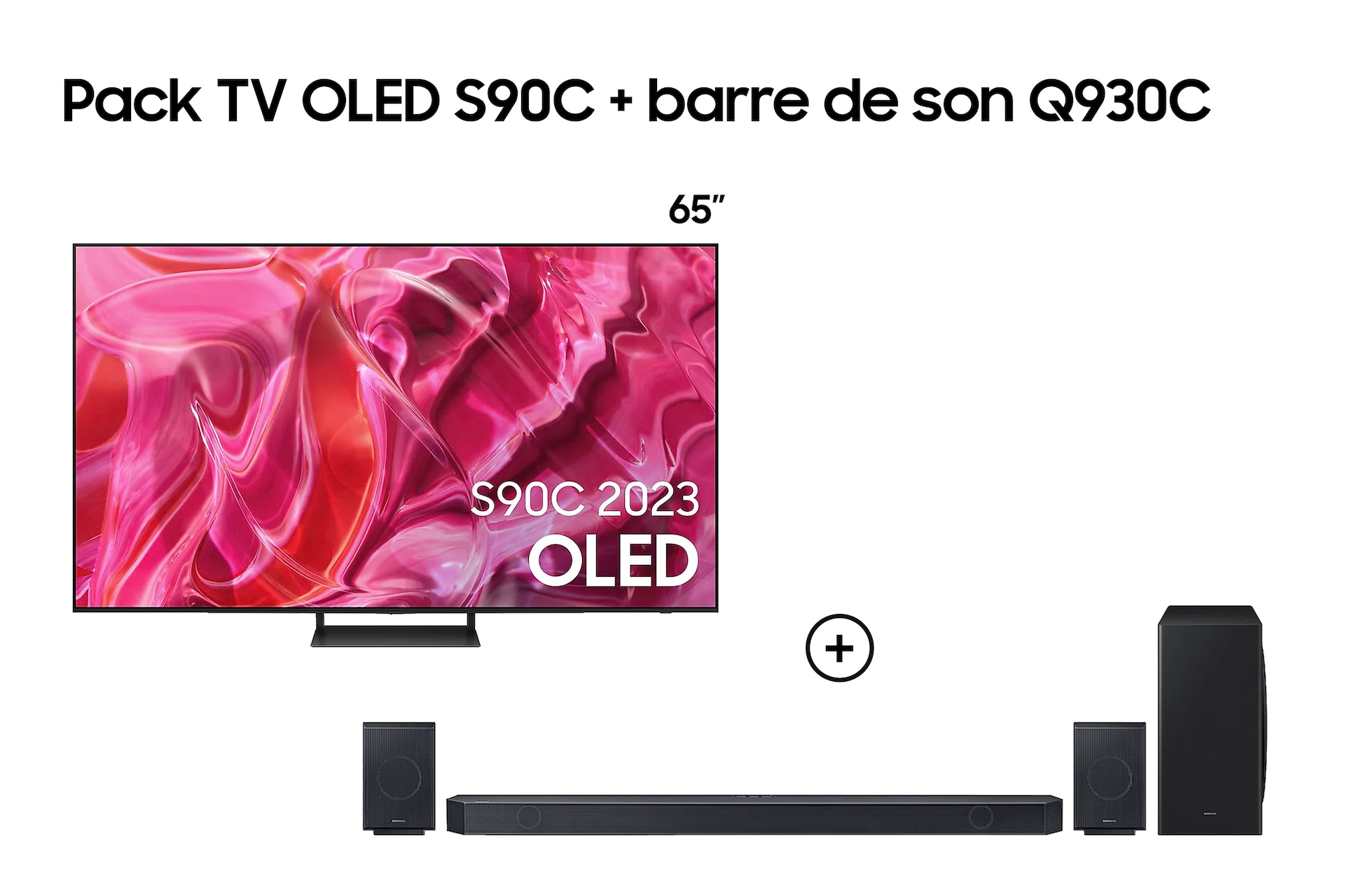 Pack TV OLED 55'' S95C + Barre de son Q930C