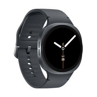 Face côté gauche de la Samsung Galaxy Watch8 4G Graphite