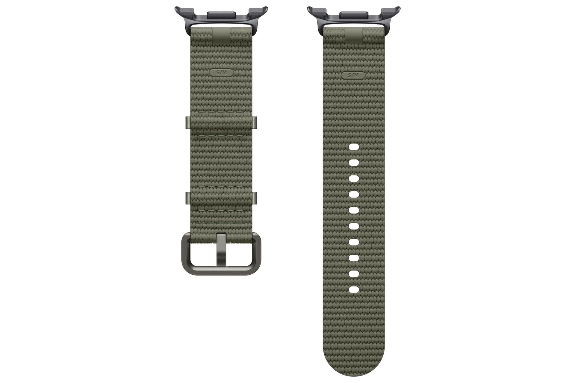 Dos du bracelet Sport Chic S/M pour Galaxy Watch8 Series Kaki