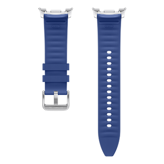 Dos du bracelet hybride premium pour Galaxy Watch8 Series Bleu Nuit