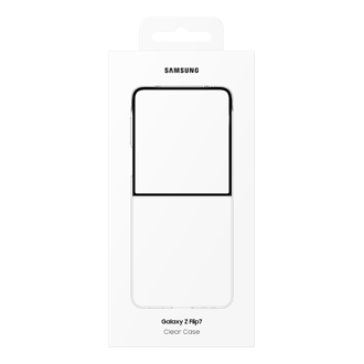 Packaging de la coque transparente pour Galaxy Z Flip7 