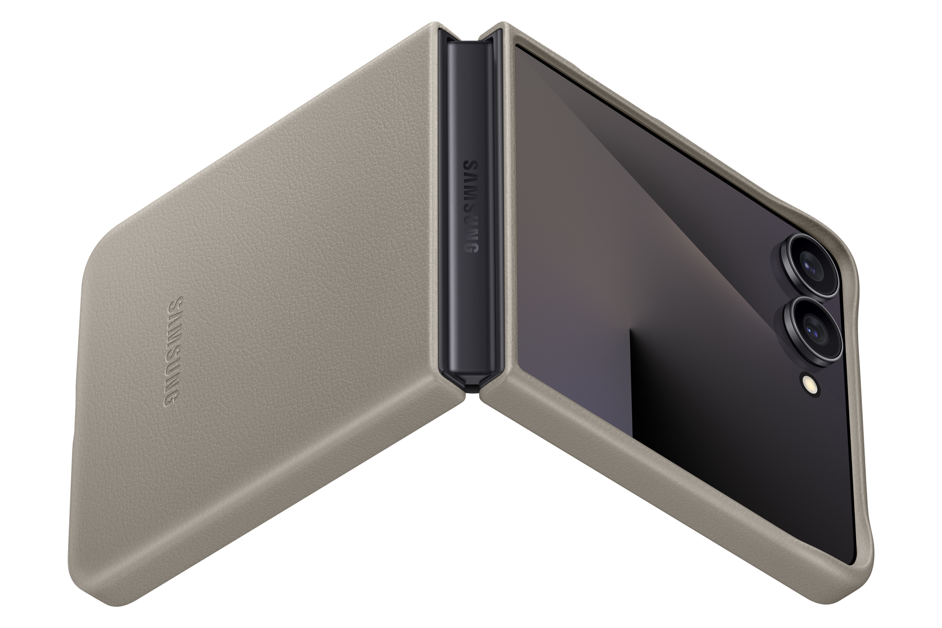 Profil de la coque Premium pour Galaxy Z Flip7 Taupe