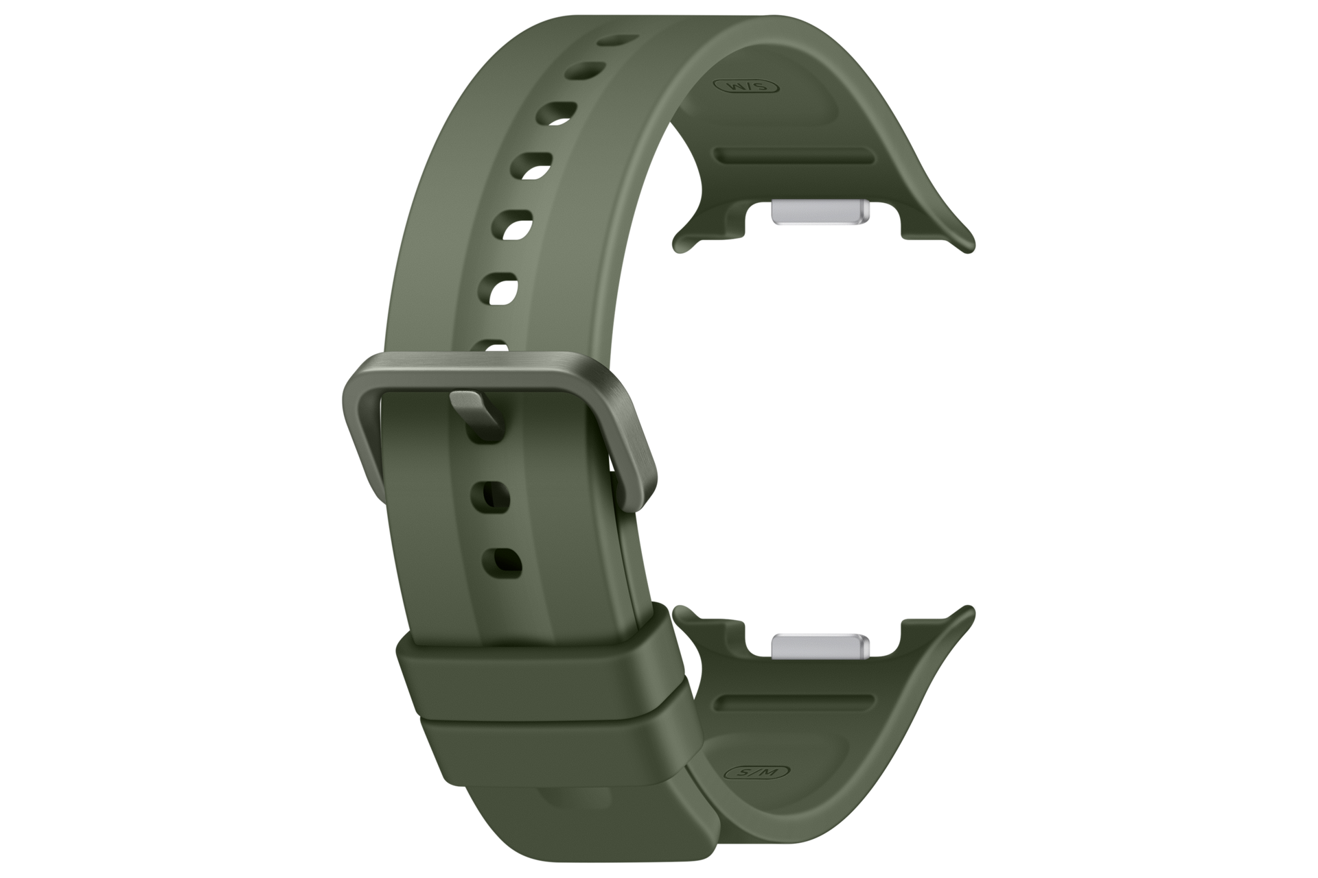 Bracelet Sport (S/M) pour Galaxy Watch9 Back-Perspective Olive 